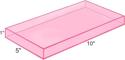 ROYALITA Acrylic Tray Bathroom Tray - Image 3