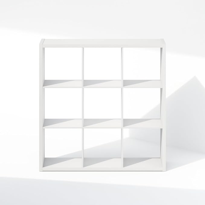 Furinno Cubic Extra Thick 9-Cube Closet Organizers and Storage, Open Shelf - Image 9
