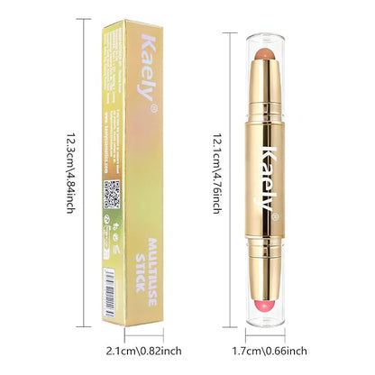 Kaely Contour Blush Multiuse Stick Makeup, Cream Bronzer Contouring Sticks - Image 6