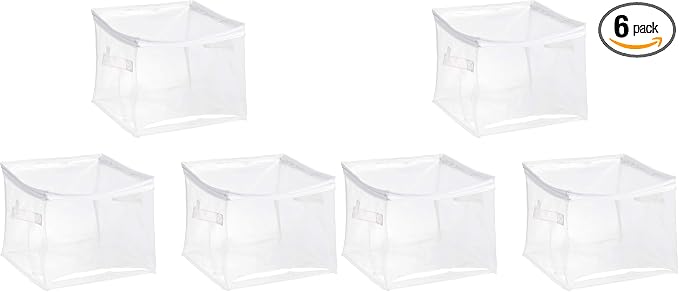 Amazon Basics Clear Zippered Storage Bags by AmazonBasics
