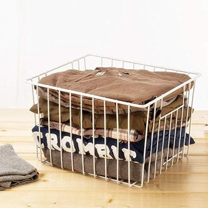 SANNO Freezer Baskets Pantry Wire Storage Basket Bins, Refrigerator Organizer - Image 5