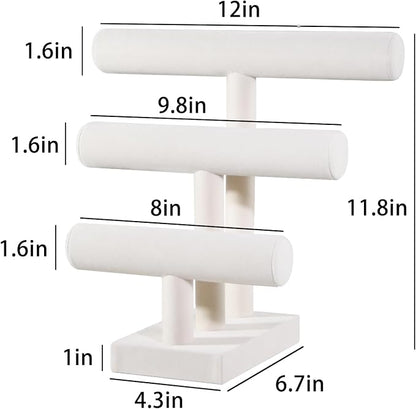 T-Bar Bracelet Holder Stand, Bracelet Jewelry Organizer Stand, Bangle Bracelet - Image 6