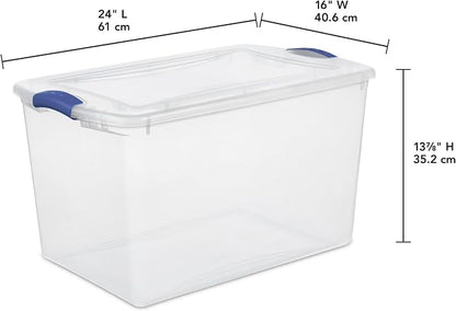 66 Quart Storage Bins with Lids - Image 8