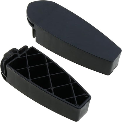 8PCS 100x35x25mm Wire Cube Organiser ABS Plastic Modular Shelf Connector Black - Image 2