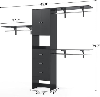 Armocity 96 Inches Closet System - Image 6