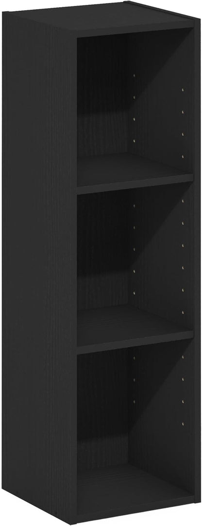Furinno Fulda Book Shelf, 3-Tier Narrow Bookshelf, Bookcase - Image 7