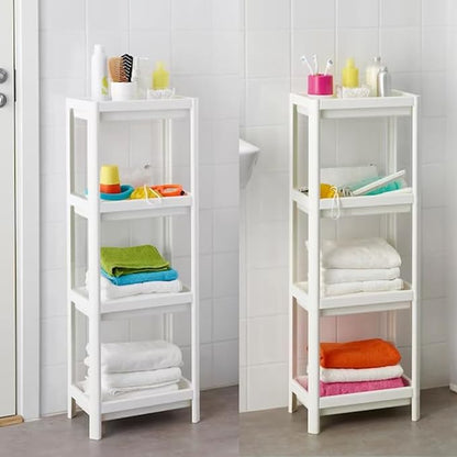 HIEEY 4 Tier Bathroom Shelf, Bathroom Rack, Shelves Organizer, - Image 2