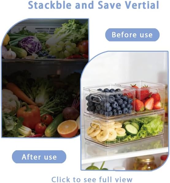 3 Pack Fruit Storage Box Long & Square - Image 3