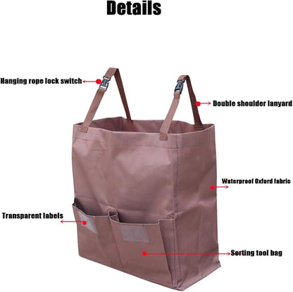 Multipurpose Housekeeping cart Bag Separate Storage Bag, Replacement Janitorial - Image 5