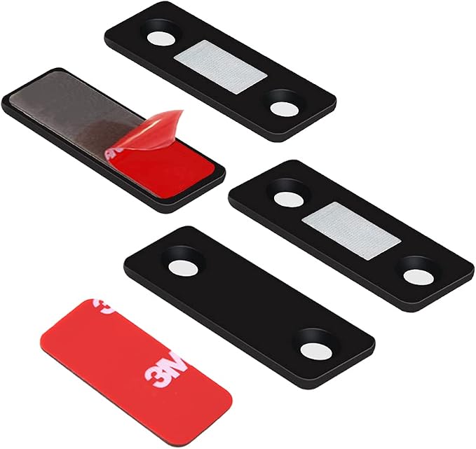 Mousike Magnetic Door Catch Ultra Thin Cabinet Magnets Stainless Steel Drawer - Image 3