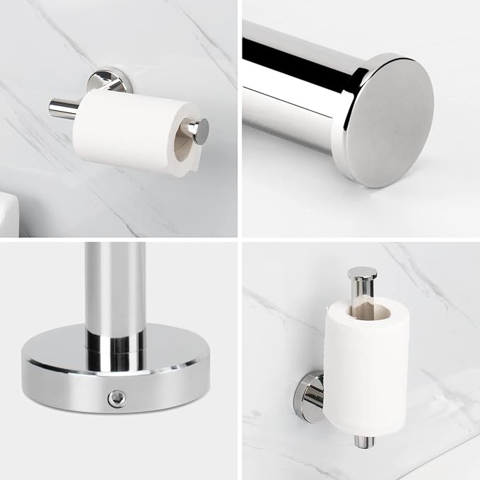 NearMoon Bathroom Hardware Set SUS 304 Thicken Stainless Steel-Towel Bar Set - Image 3