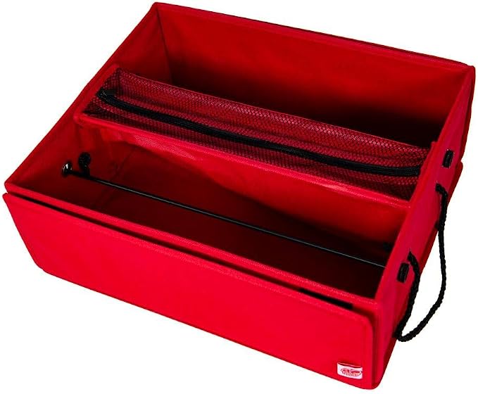 Santa's Bags Ribbons Storage Box, Ribbon Dispenser Slot - Image 2