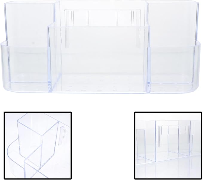 Wall-mounted Toiletry Case Transparent Multi-grid Cosmetic Storage Box - Image 9