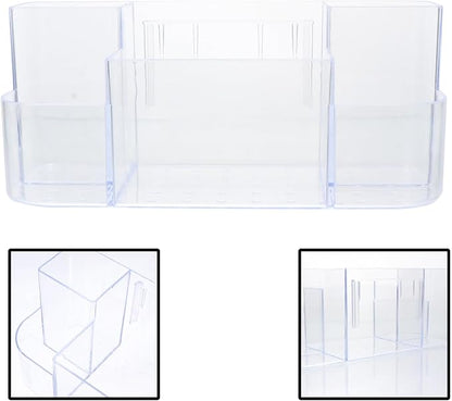 Wall-mounted Toiletry Case Transparent Multi-grid Cosmetic Storage Box - Image 9