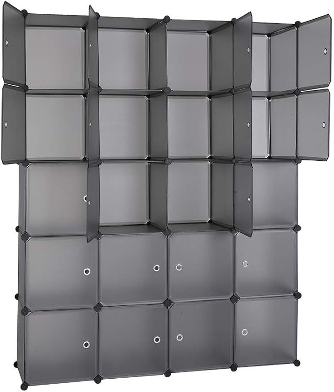 VINGLI Cube Storage Organizer, Plastic Closet Cabinet, DIY Plastic Modular Book - Image 6
