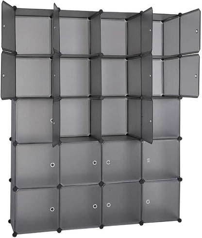 VINGLI Cube Storage Organizer, Plastic Closet Cabinet, DIY Plastic Modular Book - Image 6