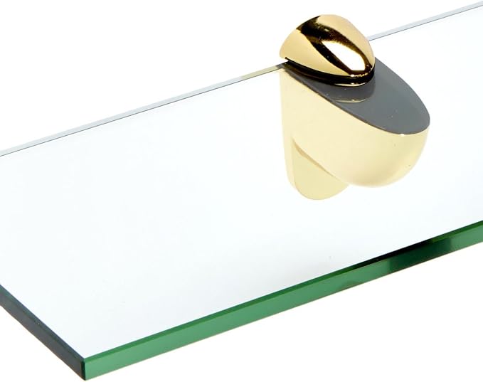 Spancraft Glass H-6x12-Brass Heron Glass Shelf - Image 2