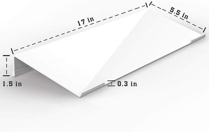 Acrylic Tilted Computer Keyboard Stand - Image 2