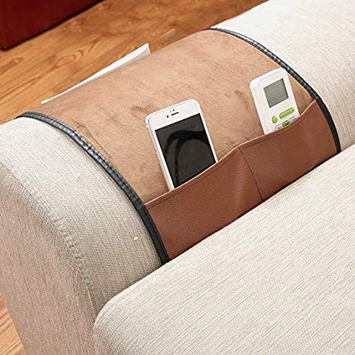 IPENNY No-slip Leather Sofa Couch Remote Control Holder Chair Armrest Caddy - Image 7