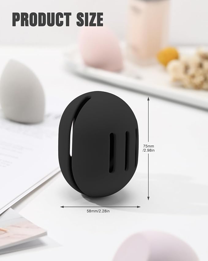 FERYES Makeup Sponge Holder – Shatterproof Eco-Friendly Silicone Beauty Make Up - Image 7