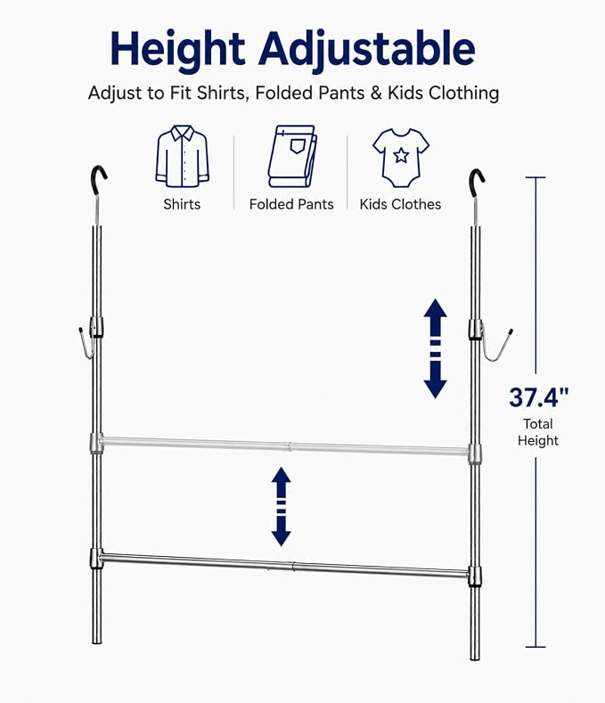 Adjustable Closet Rod Extender - Image 8