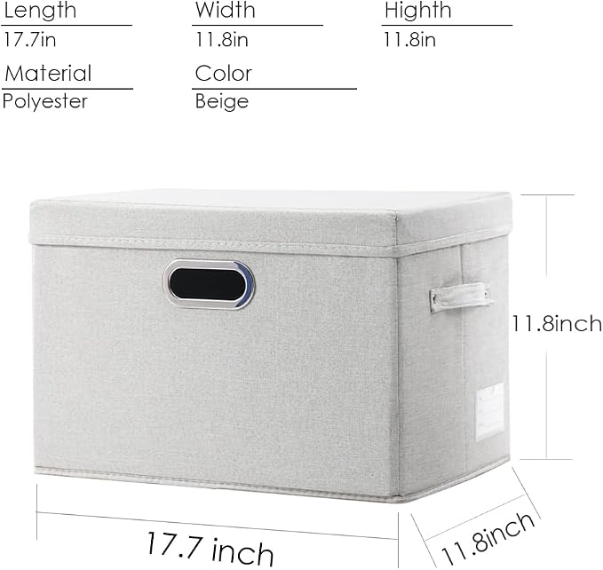 PRANDOM Large Collapsible Storage Containers - Image 4