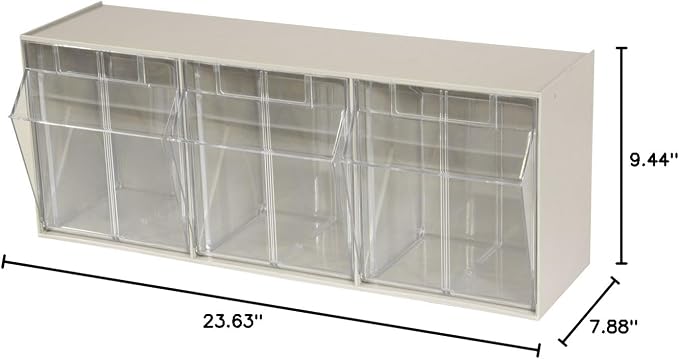 Akro-Mils TiltView Plastic Storage Cabinet - Image 9