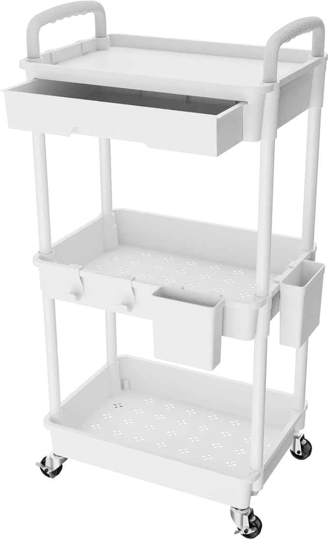 3 Tier Rolling Utility Cart by REBECAT
