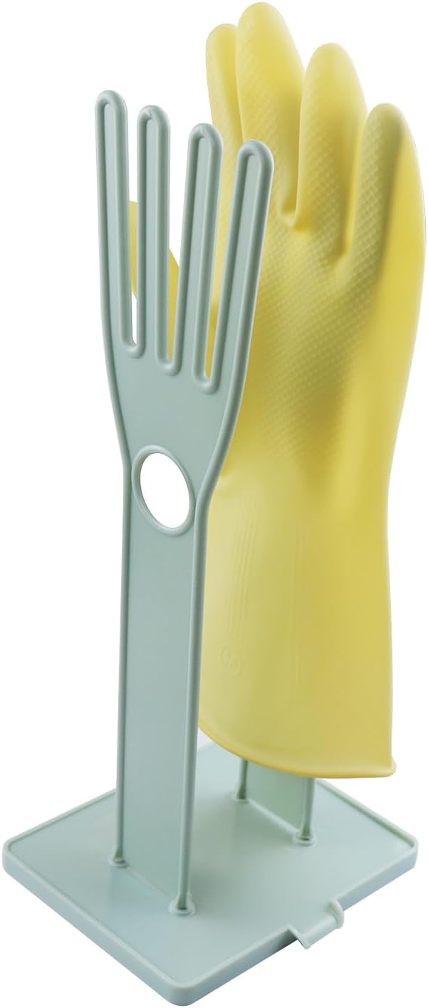 Kitchen Gloves Holder Plastic Mitten Drying Stand Reusable Dishwashing Glove by Bntyok