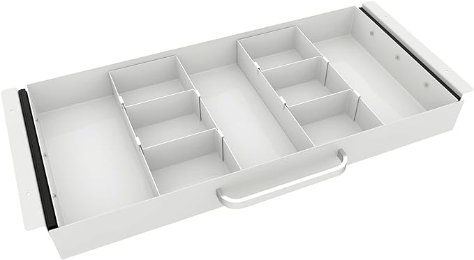 Large Size Under Desk Slide out Pencil Drawer White by GOME