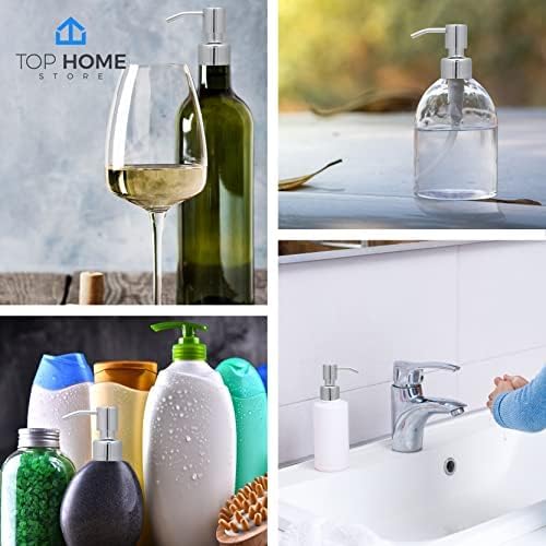 Stainless Steel Soap and Lotion Dispenser Pumps, Replacement - Image 5
