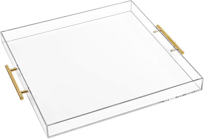 Extra Large Clear Acrylic Serving Tray by Unknown