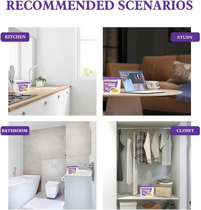 CANAGER Moisture Absorber Box-Odor Eliminator, Absorb Excess Moisture. Suitable - Image 7