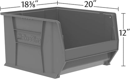 Akro-Mils 30283 Super-Size AkroBins Plastic Storage Bins, Space-Saving - Image 5