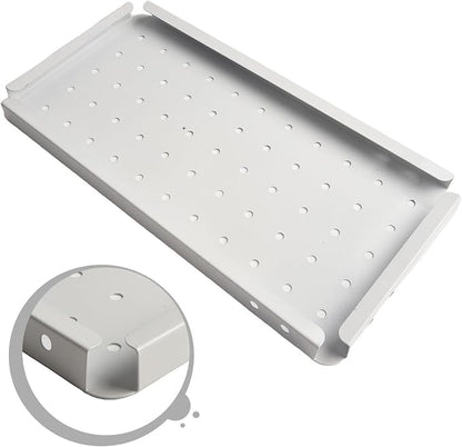 Storage Pegboard for Wall Organization, 14.2" X 7.1" Magnetic-Friendly Steel - Image 8