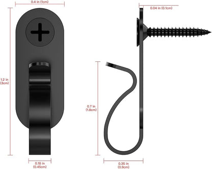 Lewufe String Lights Hanger Hooks Stainless Steel, Outdoor Screw Hooks - Image 4