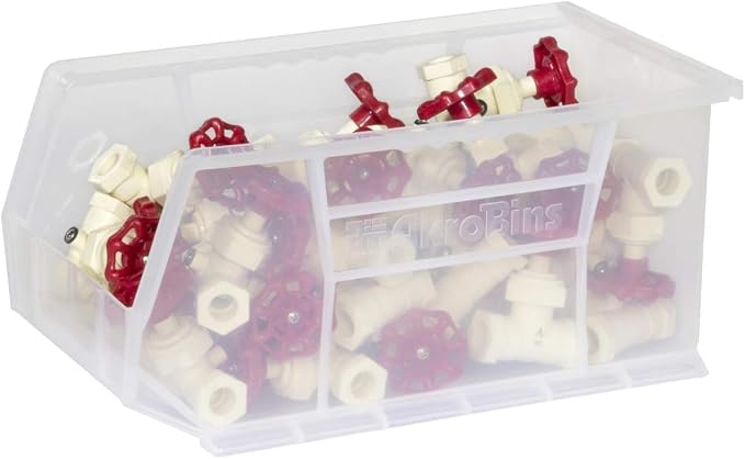 Akro-Mils 30240 AkroBins Plastic Storage Bins, Space-Saving Stackable Bins - Image 8