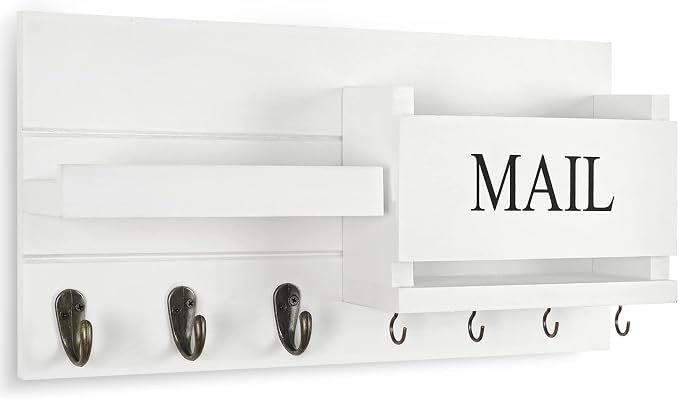 Lwenki Mail Organizer for Wall Mount – Key Holder - Image 2