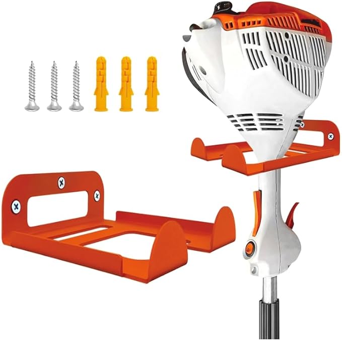 Weed Eater Hanger -1 Pack Heavy Duty Trimmer Rack Wall Mount by ALLICAVER