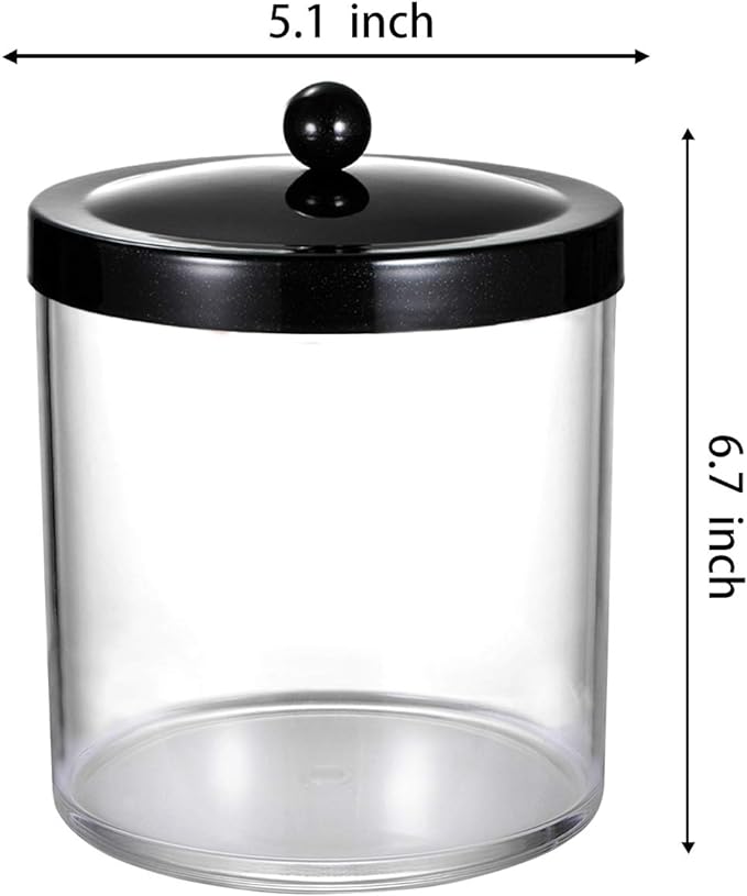 SheeChung 50oz Large Plastic Apothecary Jar - Image 4