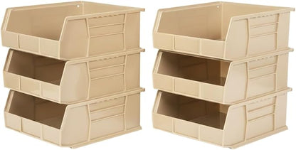 HE HUDSON EXCHANGE 11" x 11" x 5" Plastic Stackable Storage Bin by HudsonExchange