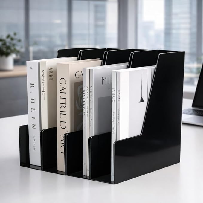 CiWiVOKi Vertical Magazine File Holder, Desk Organizer and Storage - Image 8