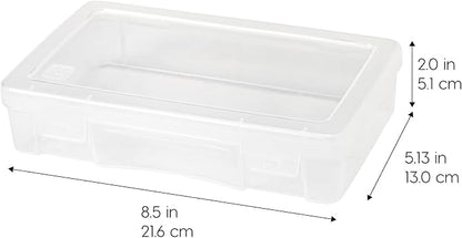 IRIS USA Pencil Case Boxes, |Made in USA|, Plastic Bead Organizing Containers - Image 3