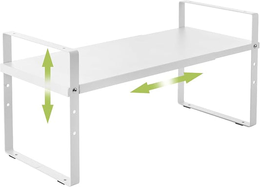 Across-Star Expandable Cabinet Shelf Organizer Rack, Stackable Kitchen Counter by Acorss-Star