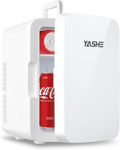 Mini Fridge, 10 Liter/12 Cans Skincare Fridge by YASHE