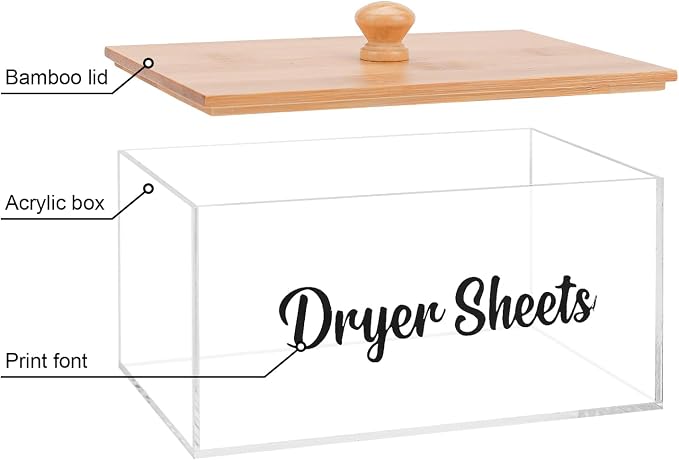 VOTLEVT Acrylic Dryer Sheet Holder - Image 7
