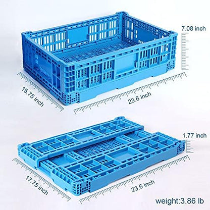 Collapsible Storage Bin/Containe，43 Liter Transfer box, crate Transit storage - Image 3