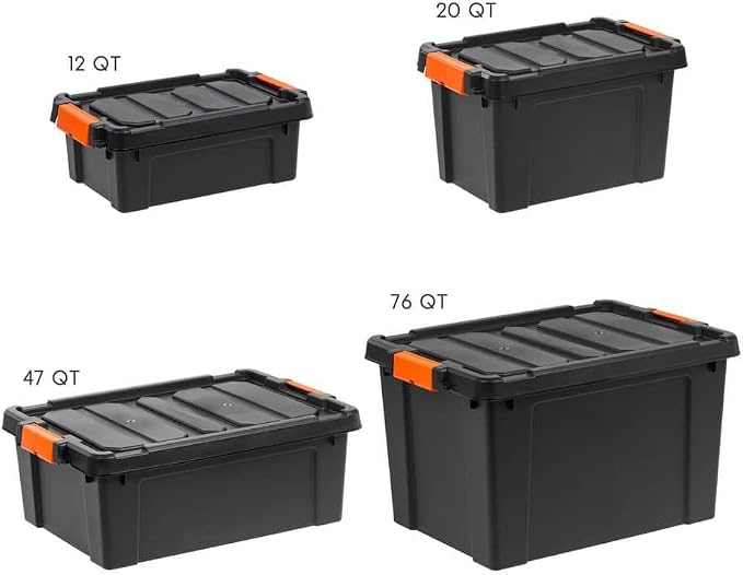 5 gal Heavy-Duty Stackable Storage Tote - Image 7