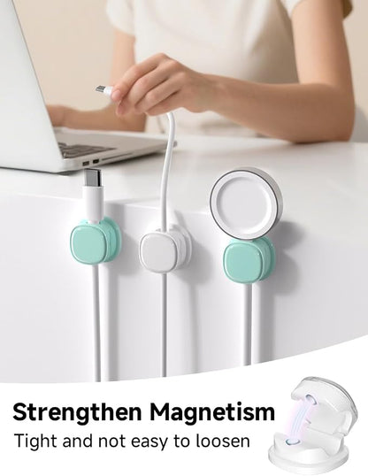 Magnetic Cable Clips, Adjustable Cord Holder Management, Adhesive Wire Keeper - Image 2