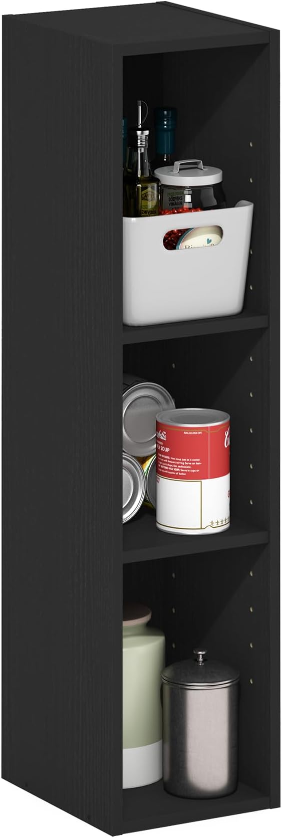 Furinno Fulda Book Shelf, 3-Tier Narrow Bookshelf, Bookcase by Furinno-FitsYourSpaceFitsYourBudget